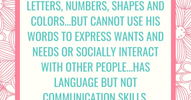 Language vs. Communication