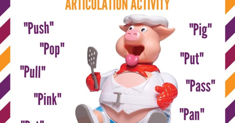Pop the Pig Articulation Game
